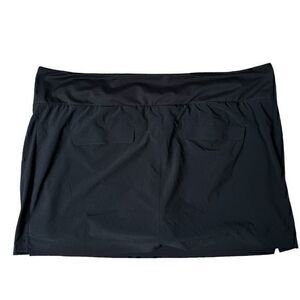 Athleta Black Soho Polyester Silky Pockets Tennis Athletic Skort‎ Size 24